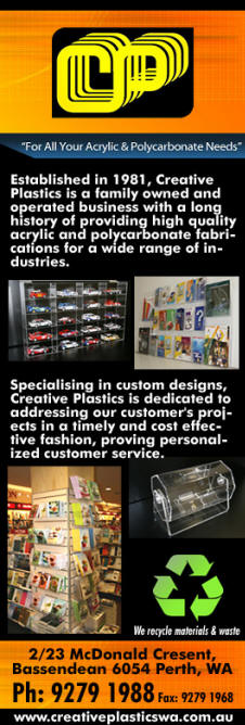 Creative Plastics Advert